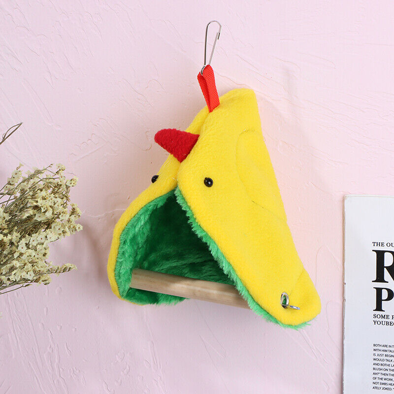 Bird Parrot Nest Soft Plush Bird Parrot Hammock Warm Hanging Bed For Pet .l8