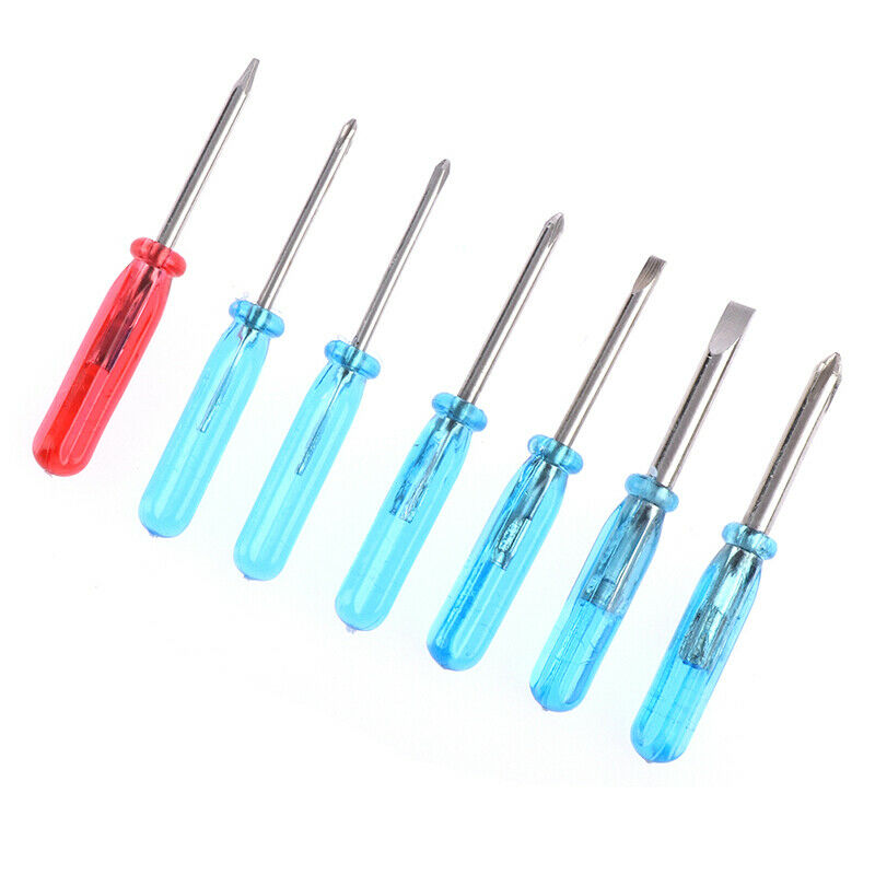 7 Pcs/set blue 45mm x 3mm mini small cross screwdriver set repair toolP Fx