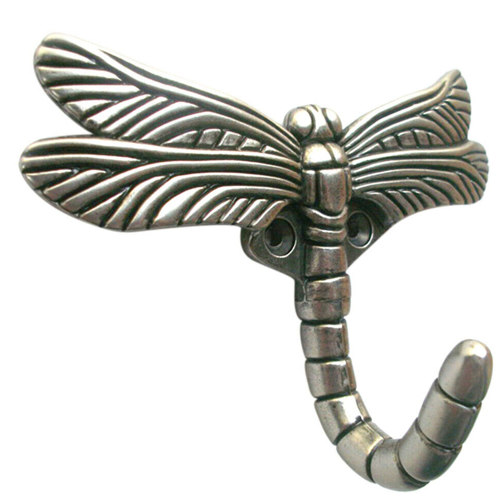 Bathroom Hat Hanger Wall Mounted Universal Dragonfly Shape Coat Hook Zinc Alloy