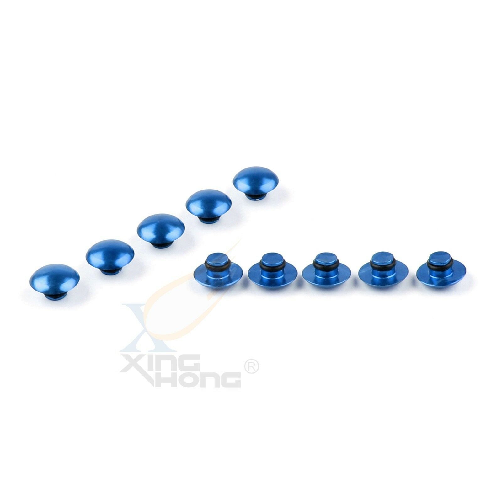 Blue Round bolt cap screw cover Blue For 8mm Allen bolts M8