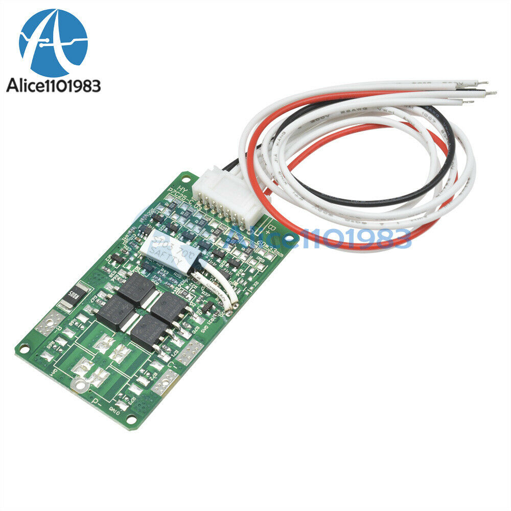 6S 10A 24V Li-ion Lithium 18650 Battery BMS PCB Protection Board Module Balance