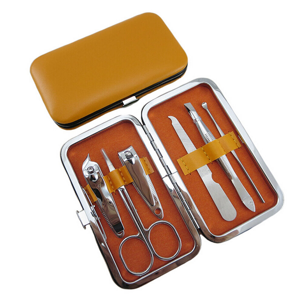 7X Nail Easily Clippers Cleaner Manicure Case Tool Grooming Kit Pedicure SeDEAU