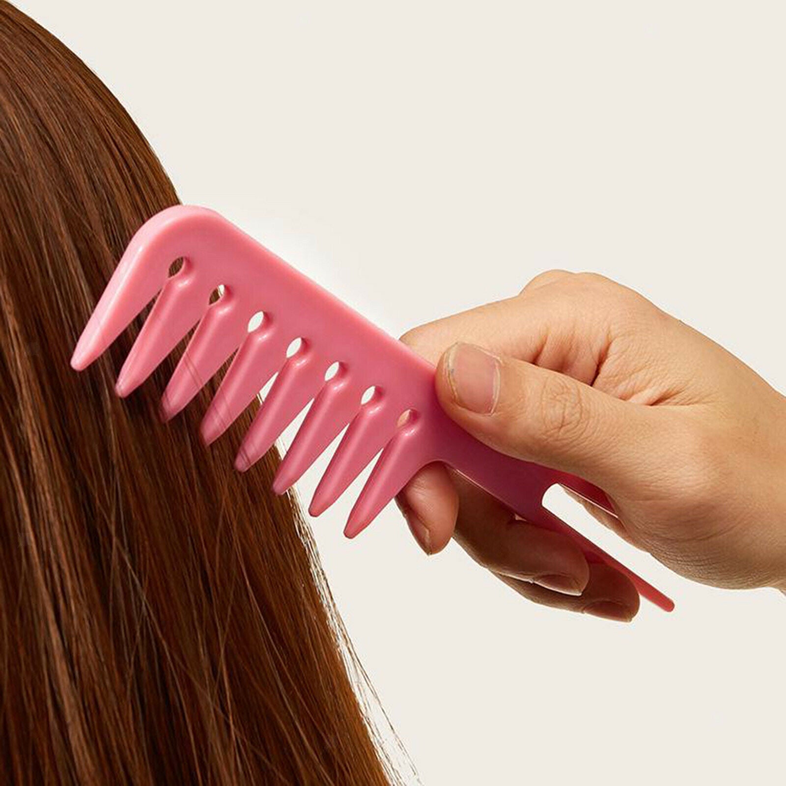 Barber Wide Tooth Styling Comb Fantail Comb for Women Men Heat Resistant Premium
