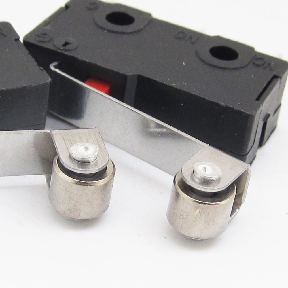 4pcs Mini Micro Switch Metal Roller Lever Limit Switch N.O/N.C 5A 125V 20x10mm