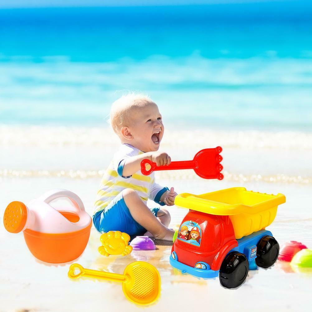 11Pcs Sand Sandbeach Kids Beach Toys Bucket Spade Shovel Rake Water Tools