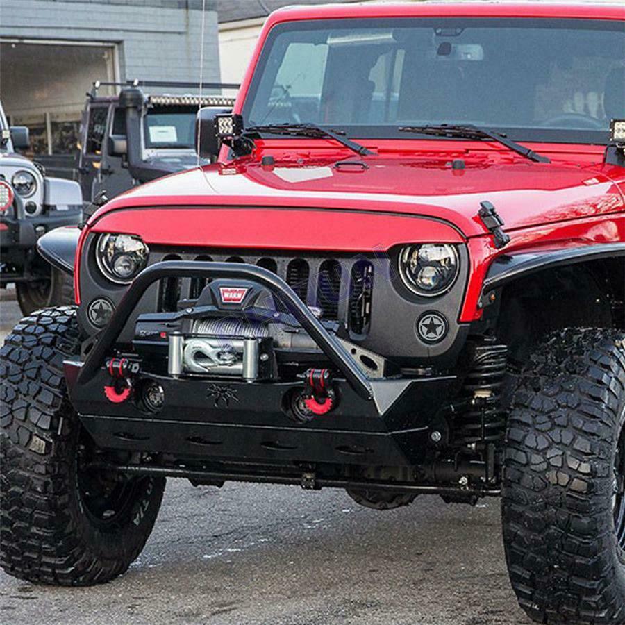 2x Smoke Five Star LED Turn Signal Lights Lamps For Jeep Wrangler JK 2007-2018