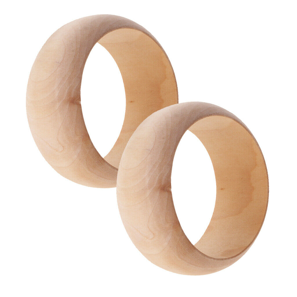 Unpainted Natural Wood Rings for Decoration Diy Tools