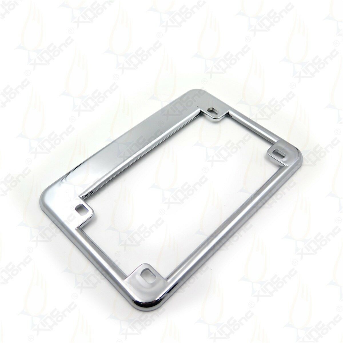 Chrome Motorcycle License Plate Frame Surround Cover