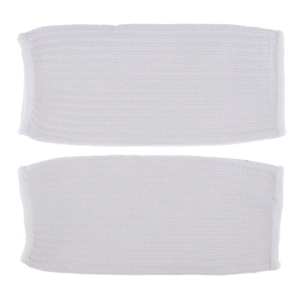 White Arm Protection Cut Resistant Armband Anti-cut Sleeves Labor Protection