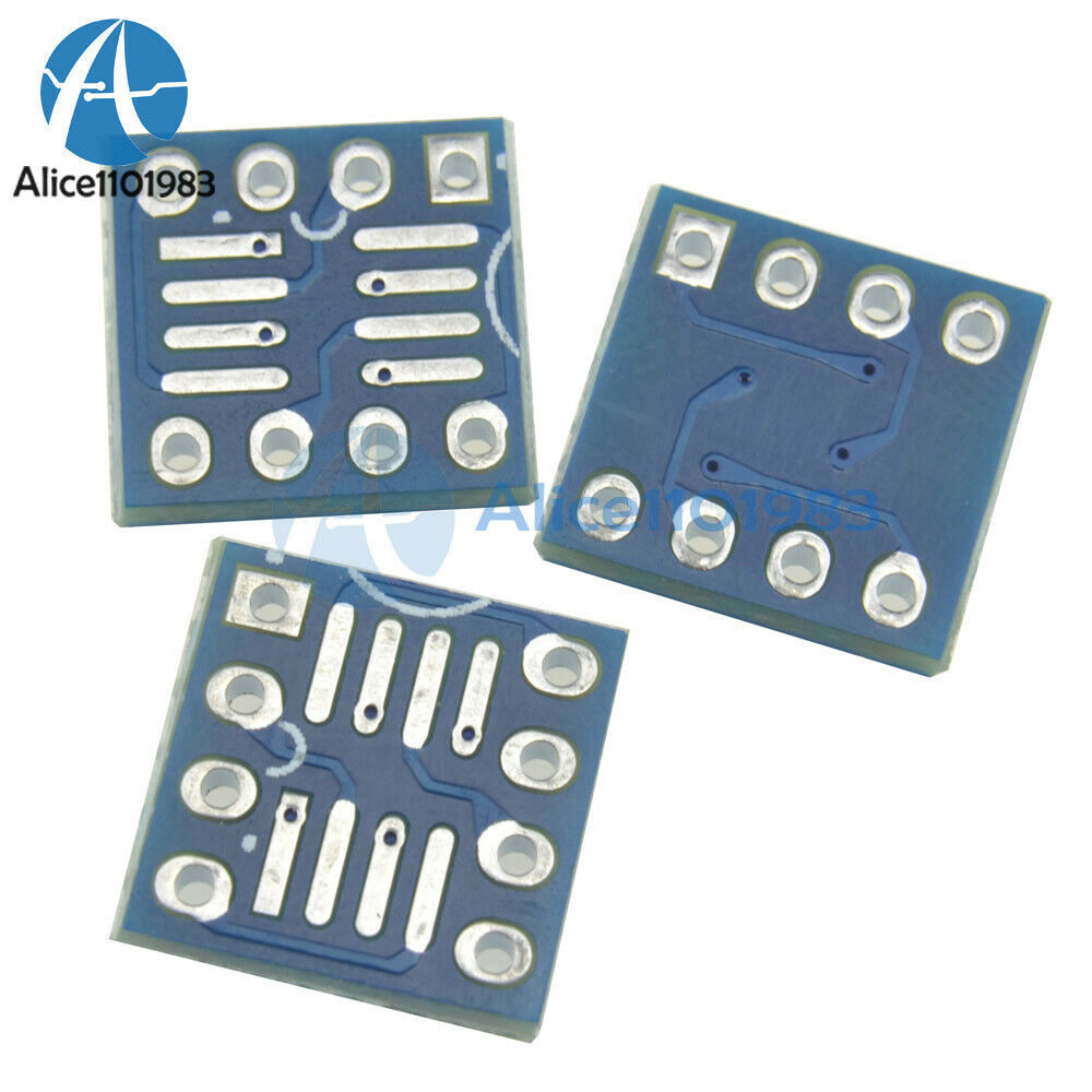 100PCS SOP8 SO8 SOIC8 TO DIP8  Interposer board pcb Board Adapter Plate