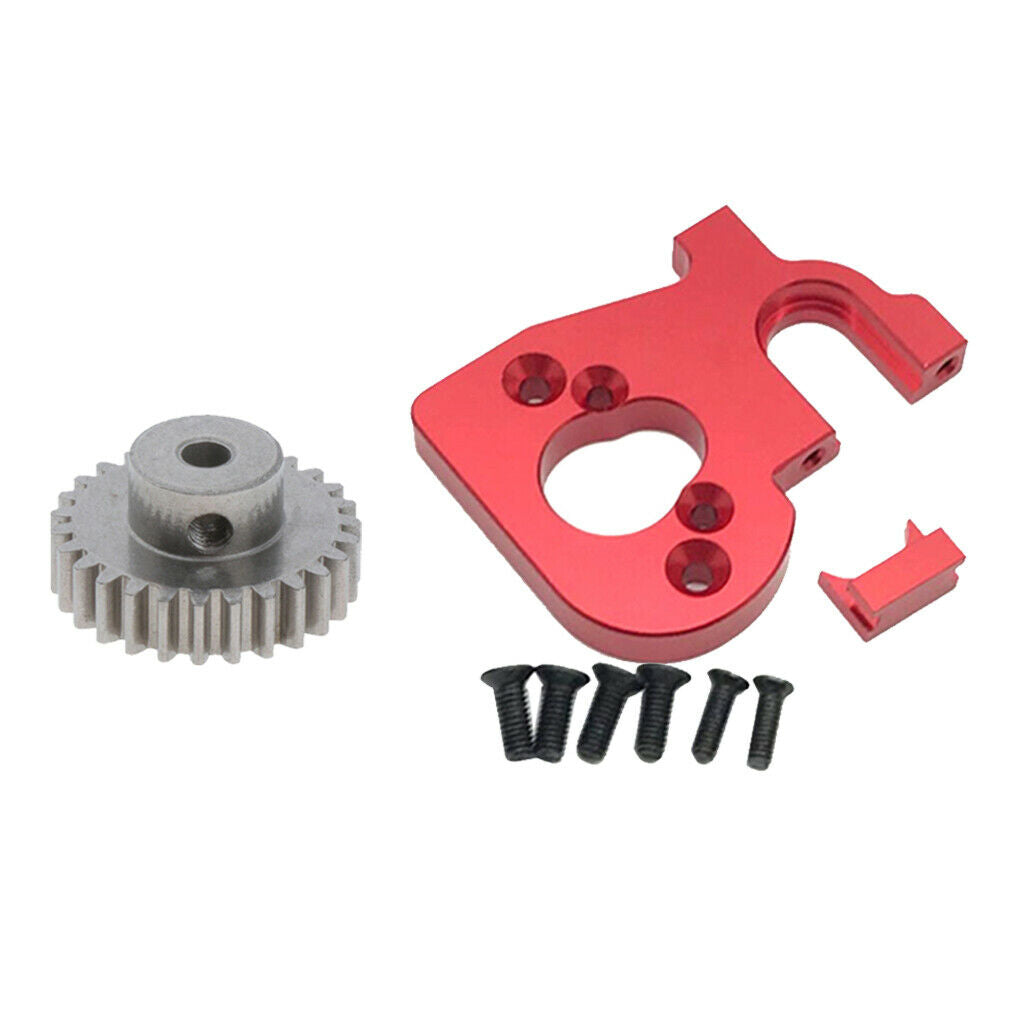 1/14 RC 27T Pinion Gear and Motor Seat for WLtoys 144001 Replacement Parts