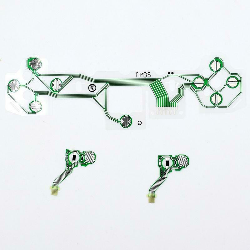 1set Conductive Film Buttons Ribbon Circuit Board Repair Part for PS5 Controller