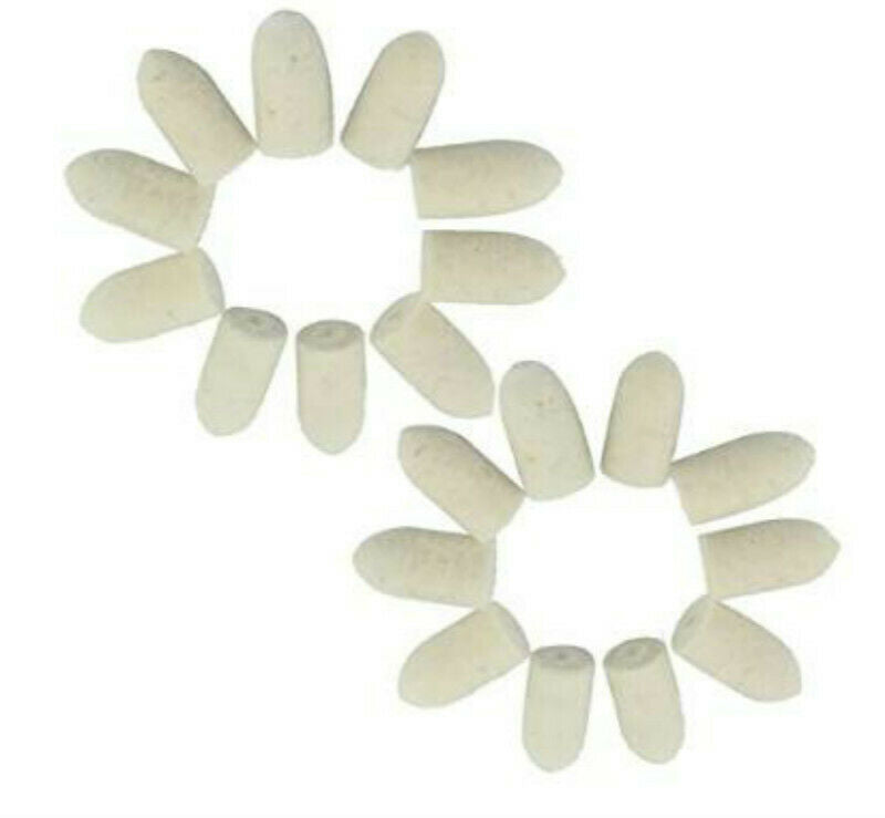 25pcs Soft Cone Felt Polishing Buffing Wheel for Rotary Tool