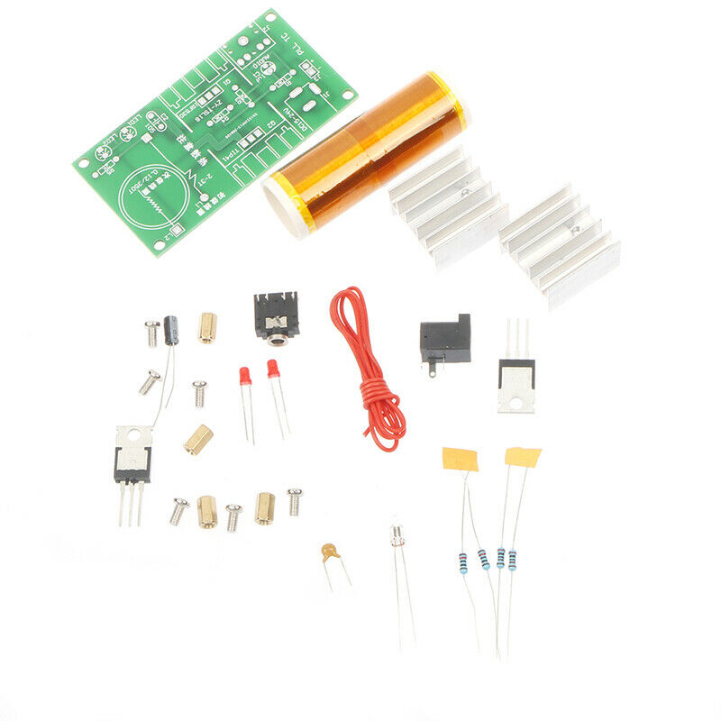 Mini Tesla Coil Plasma Speaker Kit Electronic Field Music DIY Project KitsB TL