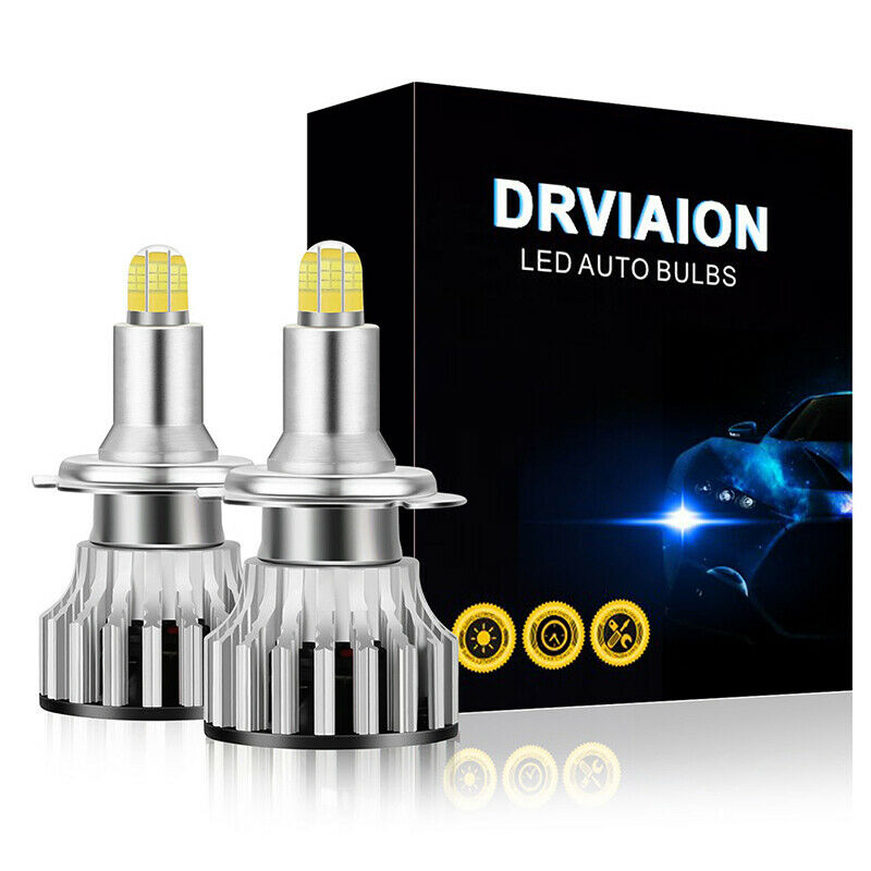 2Pcs 24 Chips H7 LED Lamp Car Headlight Bulbs LED 360 Degree 6500K 180003CBDAU