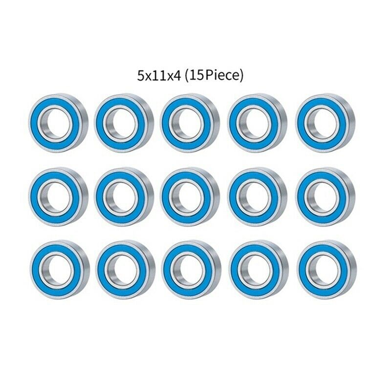 15 Pcs Bea 5X11X4mm Kit for Traxxas Slash Stampede Rustler Bandit 2WD 1/10 RC U1