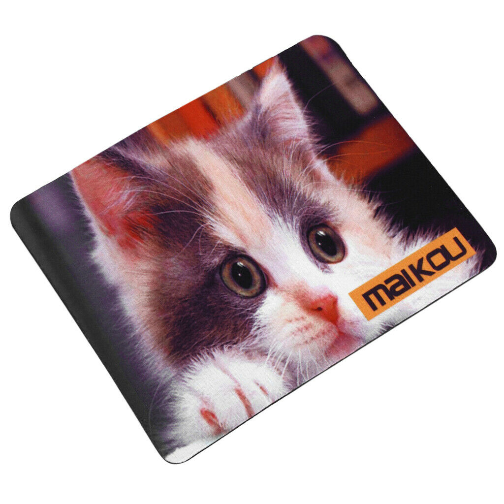Maikou Gaming Mouse Pad Computer Desk Mat 180*200mm white + gray