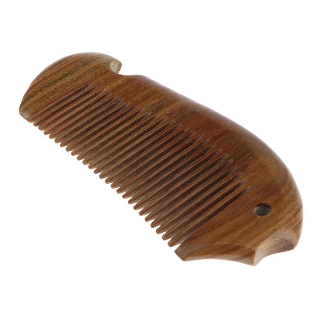 Handmade Small Sandalwood Comb With Fine Tooth Scalp Massage For Men Women