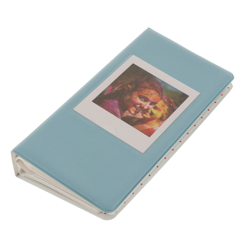 2PCS 64 Pockets Photo Album Storage Case for Fuji SQ20/SQ10/SQ6 -  Pink