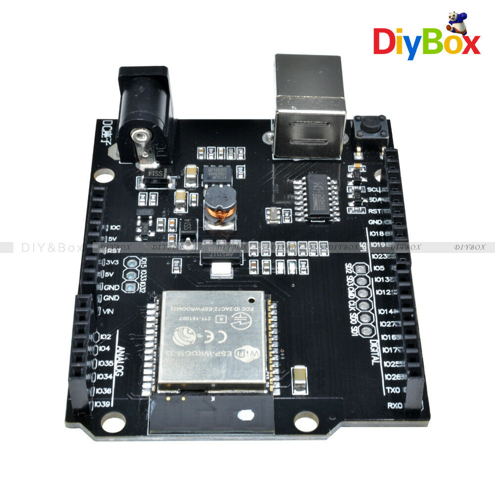 USB-B ESP32 WiFi+Bluetooth+UNO WeMos D1 R32 4MB Flash CH340 Module for Arduino