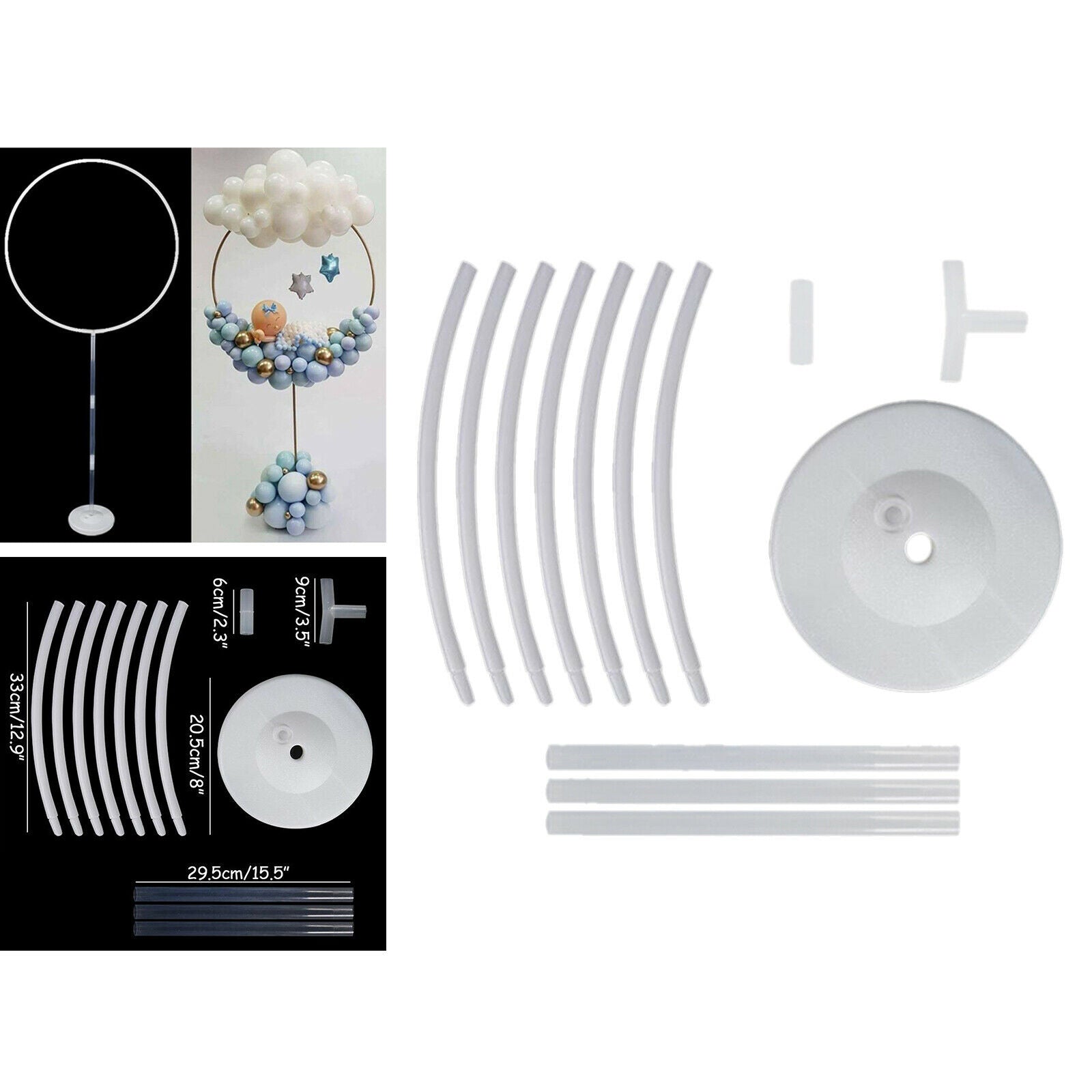 Balloon Stand Arch Garland Holder Display Kit Birthday Wedding Engagement