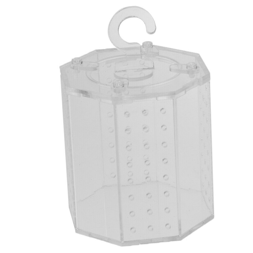 Acrylic Reptile Tank Vivarium Cage Spider/Grasshopper/Cricket Cage 9.8 x 10cm
