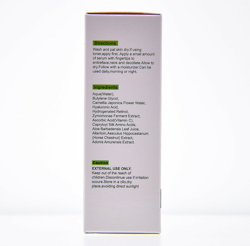 2.5% Retinol Serum Improve Mottled Pigmentation Fine Lines and Wrinkles 30 mL