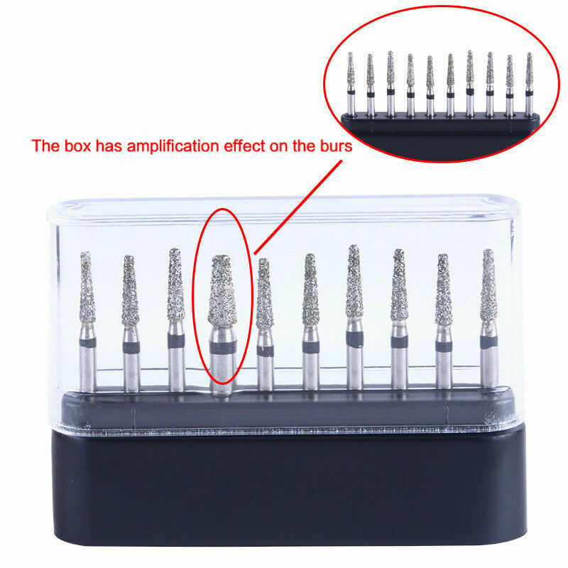 50Box Dental TF-21S Super Coarse Diamond Burs Flat Head  For Handpieces AZDENT