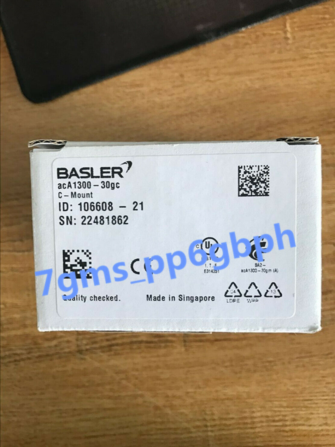 1PC  new  BASLER industrial cameras acA1300-30gc  new in box