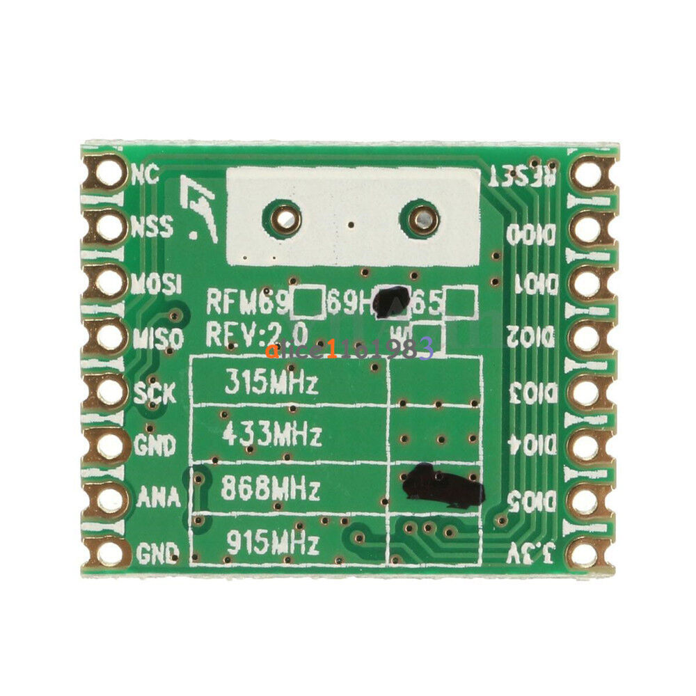 New RFM69HW 868Mhz HopeRF Wireless Transceiver (RFM69HW-868S2) For Remote/HM