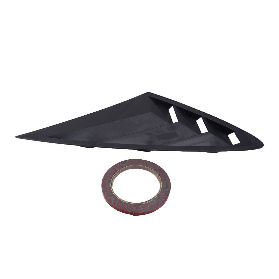 2x Black Side Vent Window Scoop Louver Trim Cover Fit For Hyundai Sonata 2020-21