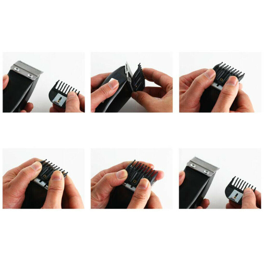 4x 3/6/9/12mm Electric Hair Clipper Limit Guide Comb Size Replacement Tool