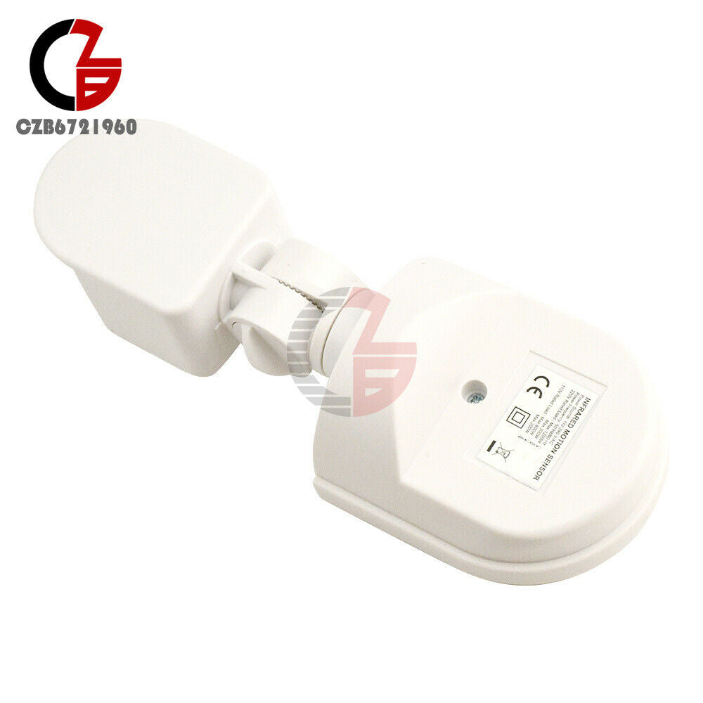 White Waterproof Security 110-240V Infrared AC Automatic Body Induction Switch