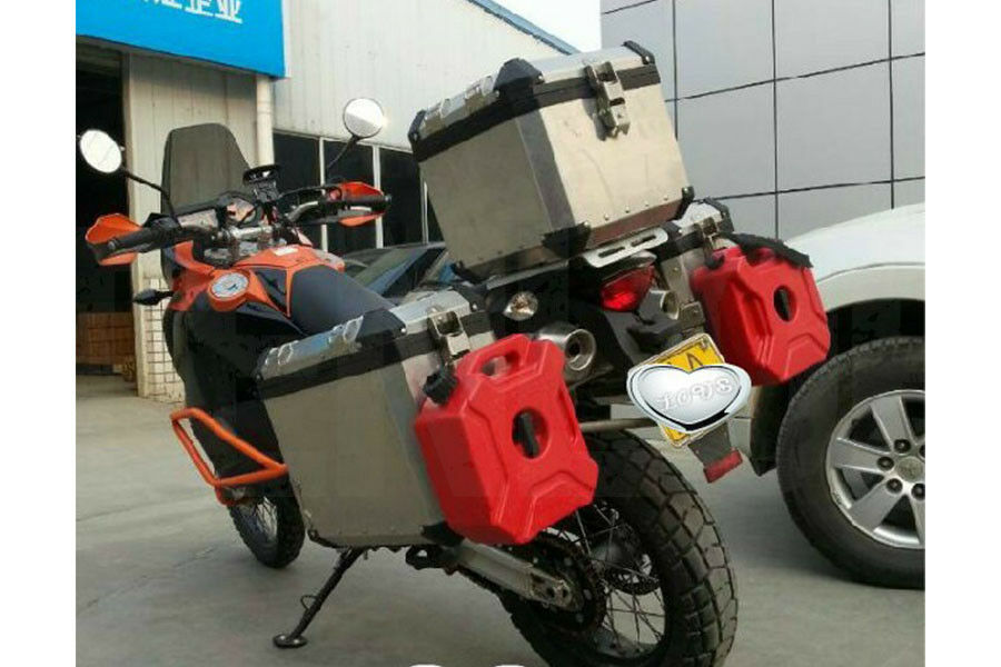 5L/1.3Gallon Handle Fuel Tank Jerry Cans Spare Plastic Petrol Tanks for Car Bike