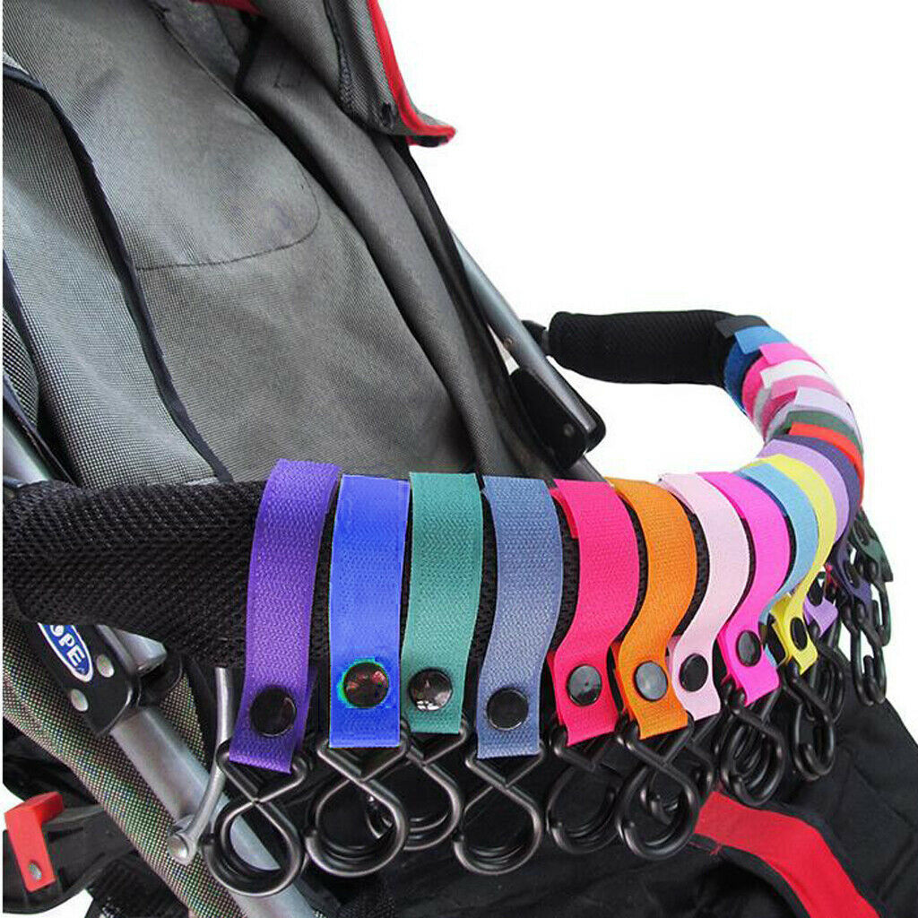Pushchair Pram Pushchair Clip Hook Buckle Bag Holder Royal Blue