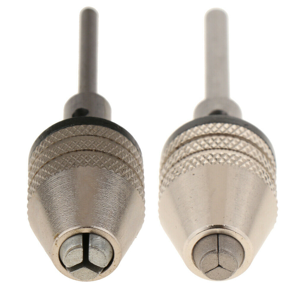 Pack of 2 | 0.3-3.4mm 2.35mm 3mm Drill Chuck Screwdriver Adaptor Hex Shank |
