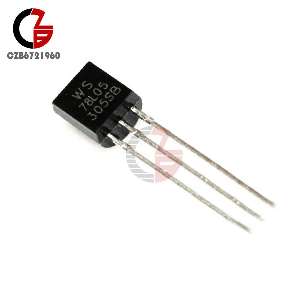 50PCS WS78L05 78L05 TO-92 5V 100mA Voltage Regulator IC