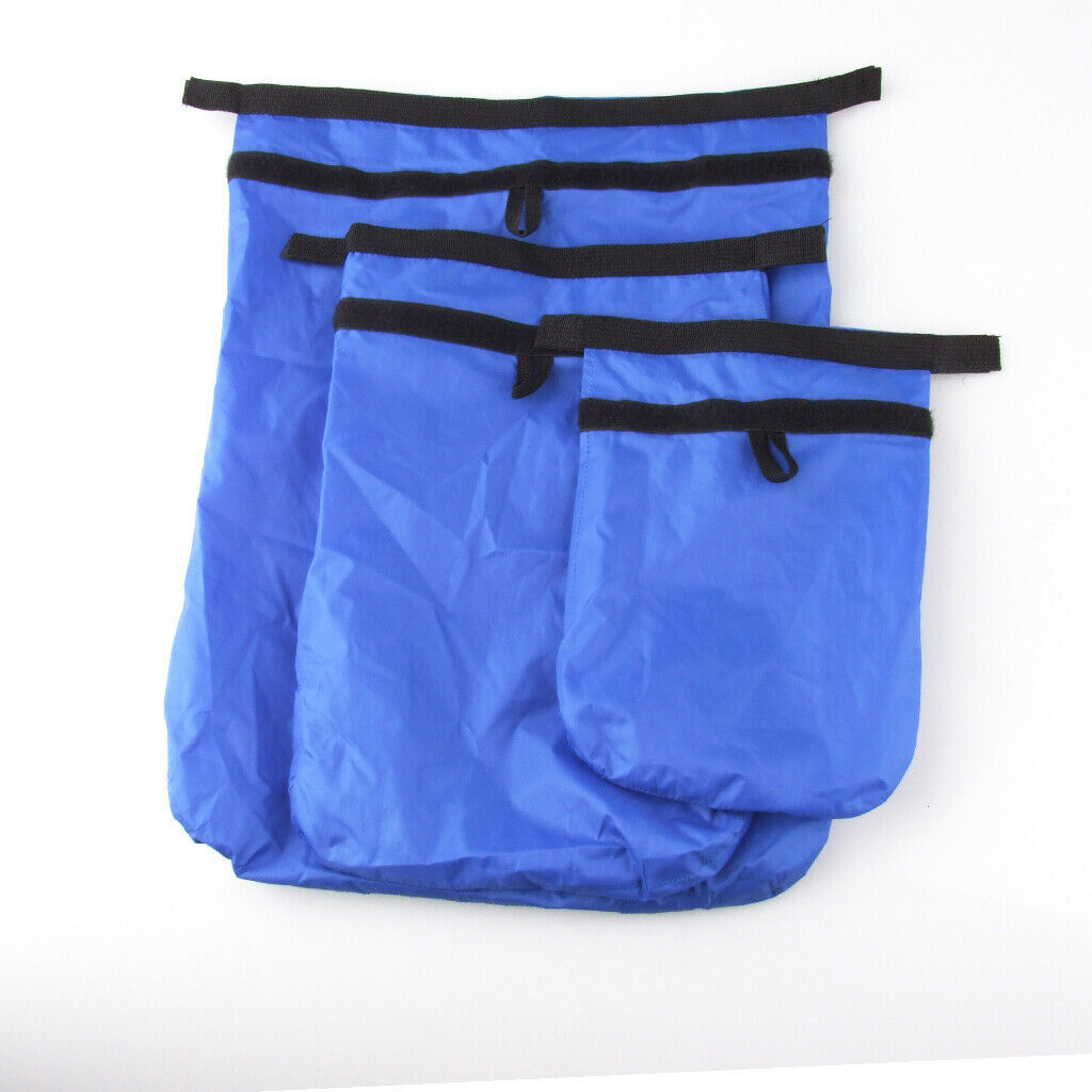 3pcs Waterproof Dry Bag Pouch Swimming Drifting Canoeing Sailing Royalblue