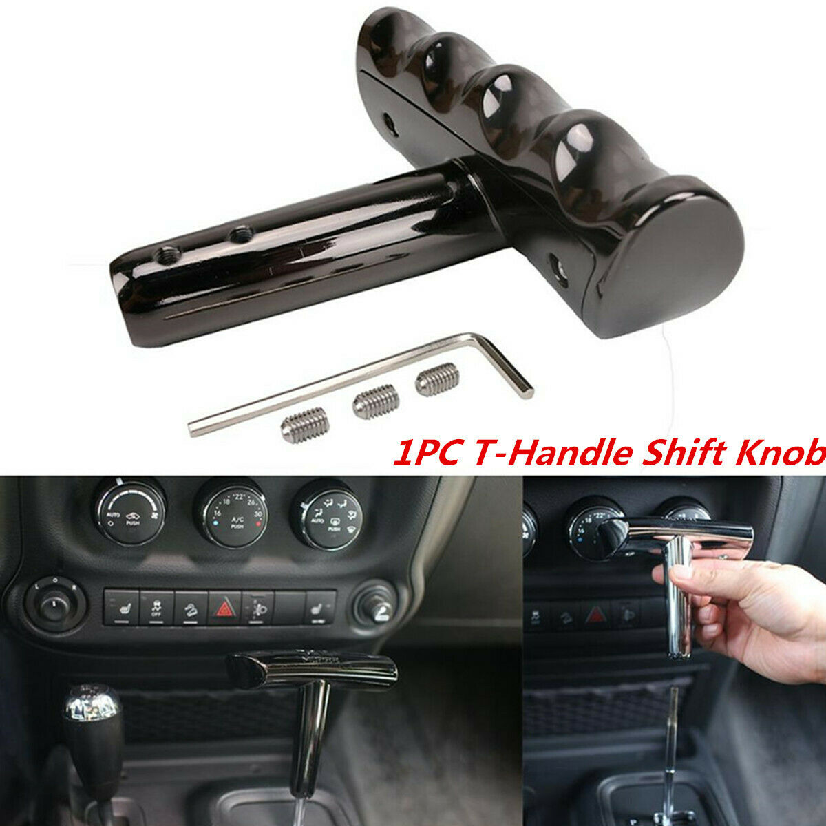 1 PC 100% Brand New T-Handle Shift Knob For Dodge Challenger Charger 2008 -2014