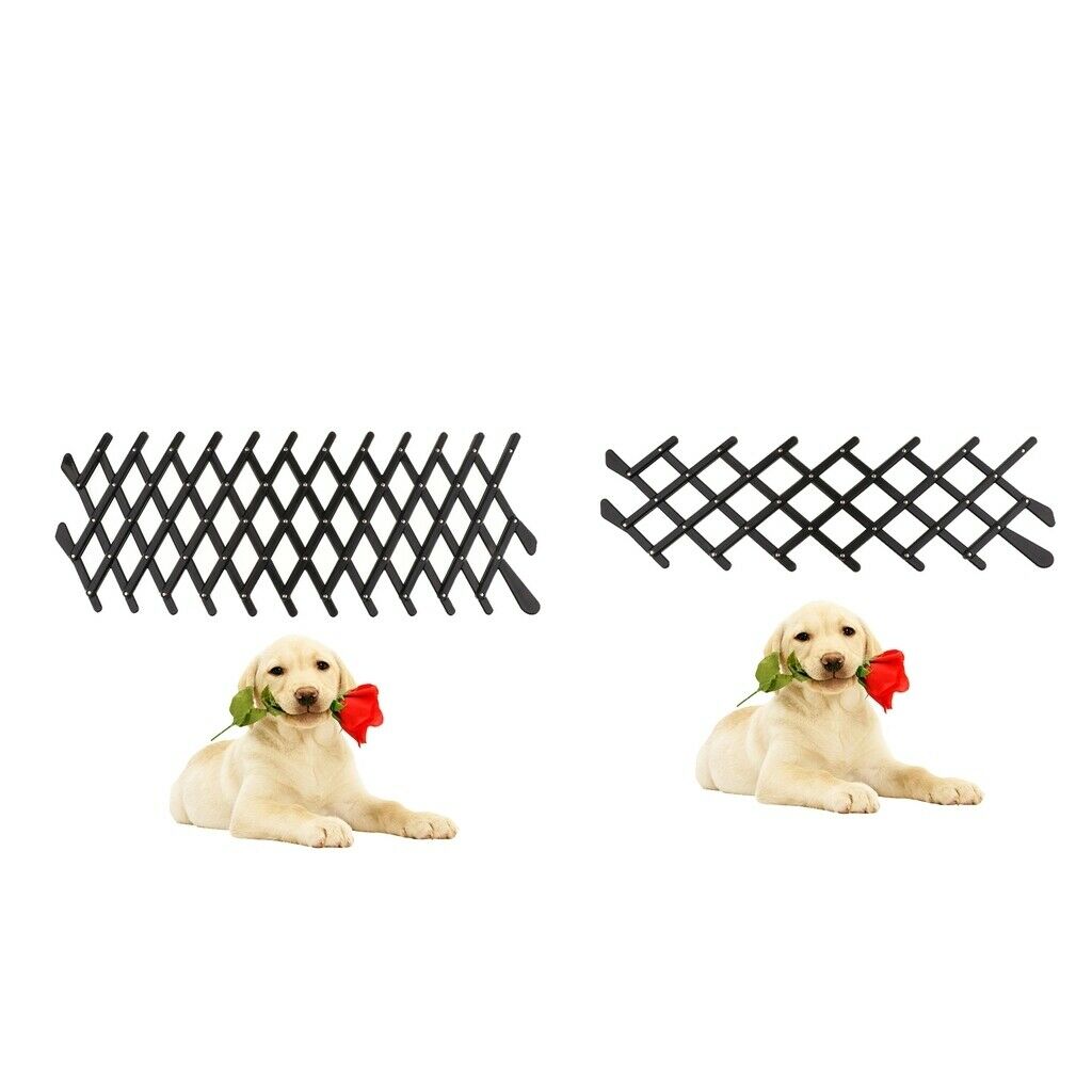 2 Pcs Pet Dog Cat Car Window Vent Security Lattice Safety Telescopic Fence