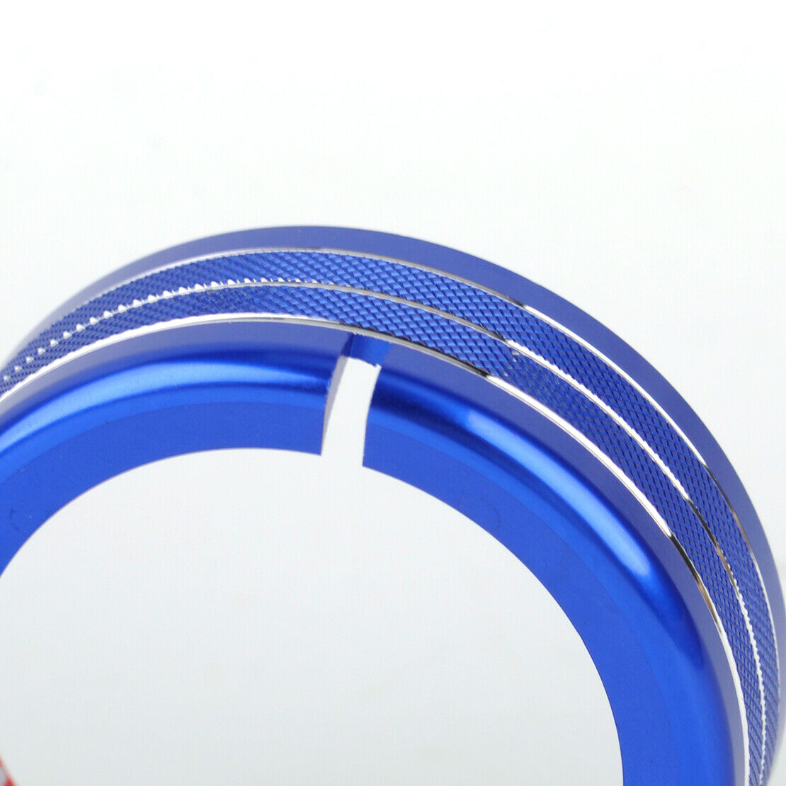 3x Blue Interior Center Control Knob Cover Trim Fit for Alfa Romeo Giulia 17 An