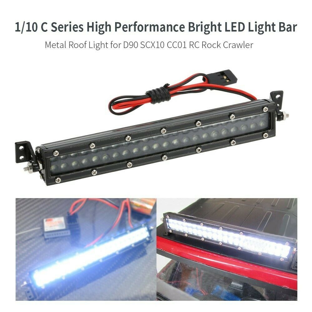 RC Car LED Bright Light Bar for HSP RC4WD Axial D90 SCX10 CC01 RC Crawler