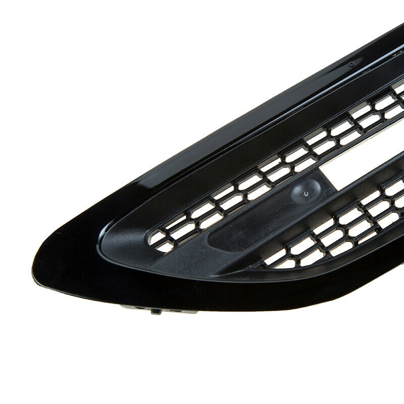 For BMW F10 Sedan M5 2011-2016 Gloss Black Side Fender Grill Cover Vent Air Flow