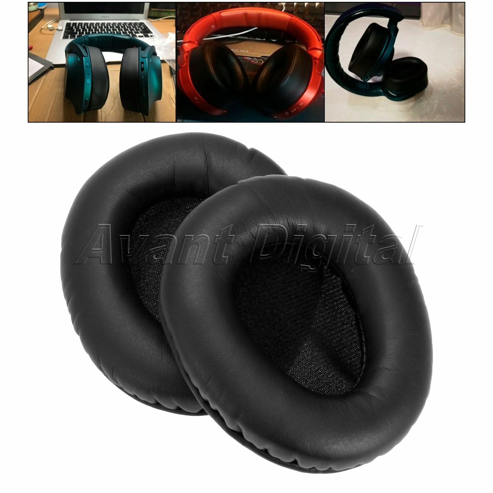 Comfortable EarPads Ear Pad Cushions for Sony MDR-100ABN MDR-100AAP MDR-100A