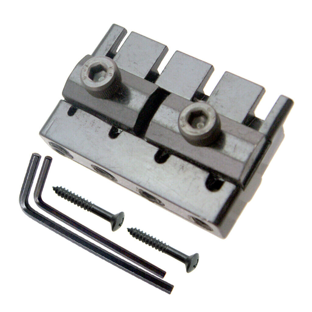 Electric Bass Guitar Locking Nut with Mounting Screws Hex Key Musical Parts