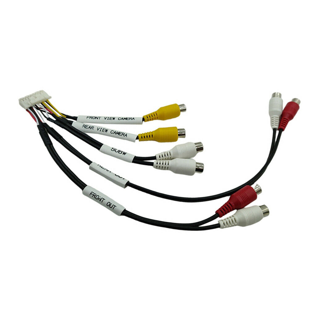 Camera RCA Harness Cable Wire Connector Adapter For ILXW650 ILX-W650 ILX-W650E
