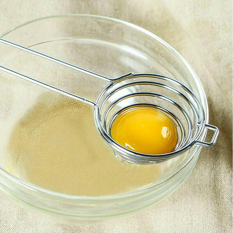 Egg White Separator Spiral Stainless Steel Egg White Separator Egg Yolk R.l8