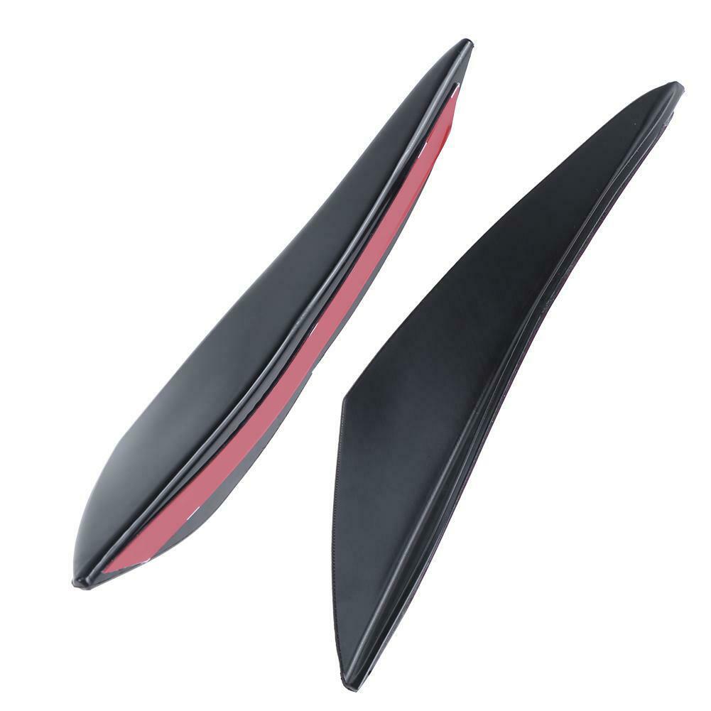 6pcs/lot Crescent moon Fit Front Bumper Lip Splitter Fins Body Spoiler Cana @