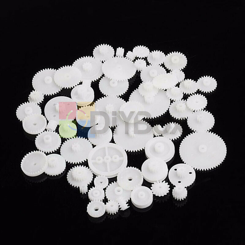 57 styles Plastic Gears All Module 0.5 Robot Parts fit for Arduino DIY