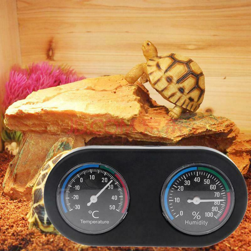 Reptile Tank Thermometer Hygrometer Monitor Temperature and Humidity in Vivarium